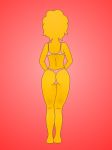  ass bra burtstanton female lisa_simpson panties the_simpsons thong yellow_skin 
