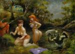  ass breasts creature creature_from_the_black_lagoon daphne_blake gill-man glasses hair hairband red_hair scooby-doo spooky swamp van velma_dinkley 