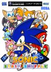  amy_rose bat blue_eyes blue_hair boots bracelet breasts cream_the_rabbit echidna fox gloves green_eyes hedgehog jewelry knuckles_the_echidna long_hair looking_back miles_&quot;tails&quot;_prower nipples no_panties orange_eyes pink_hair rabbit red_hair rouge_the_bat sega short_hair smile sonic sonic_the_hedgehog text topless white_hair 