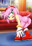  amy_rose ass bbmbbf mobius_unleashed palcomix panties pulling_panties_down pussy sega sonic_(series) sonic_the_hedgehog_(series) 