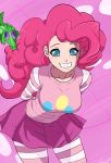  friendship_is_magic human my_little_pony pink_background pinkie_pie tagme 