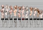 6+girls amy_sorel annotated big_breasts bra breasts bust_chart cassandra_alexandra chai_xianghua chart cleavage commentary comparison dark_skin flat_chest* flat_chested hat highres hildegard_von_krone huge_breasts isabella_valentine kawano_takuji lineup lingerie monochrome multiple_girls official_art ponytail profile seong_mi-na setsuka seung_mina sideboob sketch small_breasts sophitia_alexandra soul_calibur soulcalibur soulcalibur_iv taki taki_(soulcalibur) talim tira tira_(soulcalibur) underwear underwear_only xianghua