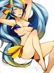  blue_hair breasts league_of_legends sona 