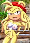  1girl bark_the_polarbear bbmbbf female_only mobius_unleashed palcomix pietro&#039;s_secret_club pussy sega sonic_(series) sonic_the_hedgehog_(series) vagina 