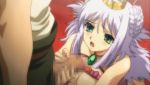  animated animated_gif blush catue_dragundaala censored gif green_eyes lowres princess_knight_catue purple_hair 