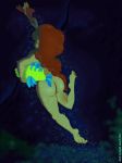 2012 ass crab disney feet fish flounder long_hair nude princess_ariel red_hair sebastian the_little_mermaid underwater water 
