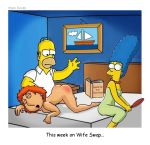  crossover family_guy homer_simpson lois_griffin marge_simpson the_simpsons yellow_skin 