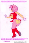  amy_rose anthro ass big_breasts boots bracelet breasts bubble_butt funny furry gloves green_eyes hairband hedgehog jewelry looking_back no_panties pink_hair rodent sega short_hair skirt skirt_lift solo sonic text torn_clothes torn_clothing 