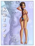 1girl avatar:_the_last_airbender blue_eyes bow breasts character_name dark_skin erect_nipples female_only innocenttazlet jewelry katara long_hair necklace nipples nude ponytail pubic_hair pussy shiny shiny_skin smile solo_female zoom_layer