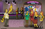  1girl aged_up american_dad clothing elizabeth_hoover family_guy francine_smith furry high_heels huge_breasts human lois_griffin mammal marge_simpson monocone shaved_pussy stockings the_simpsons yellow_skin 