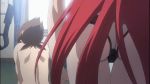  1boy 1girl animated animated_gif ass bedroom cameltoe gif high_school_dxd hyoudou_issei issei_hyoudou long_hair panties red_hair redhead rias_gremory 