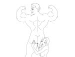  beast_boy biceps big_muscles bodybuilder completely_nude completely_nude_female completely_nude_male flexing hunk male_anilingus muscle muscular_back muscular_male rimming saliva_trail straight teen_titans terra_(teen_titans) 