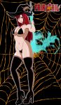 1girl bikini erza_scarlet fairy_tail female_only full_body grimphantom halloween red_hair thigh_boots witch_hat
