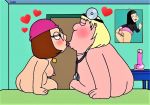  american_dad ass breasts brother_and_sister chris_griffin doctor erect_nipples family_guy glasses hat hayley_smith heart incest kissing lxx meg_griffin nude nurse poster thighs 