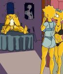 ass bart_simpson blue_hair cum_in_pussy incest lisa_simpson maggie_simpson marge_simpson mother_and_son the_simpsons yellow_skin