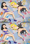  2_girls arabatos asleep beastiality beer black_hair blonde_hair cat cum_in_pussy cum_outside drunk exposed_breasts humping innie_pussy partially_clothed penis_in_pussy sabrina sabrina:_the_animated_series sabrina_spellman sabrina_the_teenage_witch salem_saberhagen zoophilia 