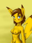  anthro female furry pikachu pokemon 