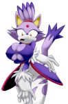  big_breasts blaze_the_cat breast_expansion breasts bursting_breasts cat clothing curvy embarrassing feline female gloves plain_background sega solo sonic_(series) surprise tight_top torn_clothes torn_clothing wardrobe_malfunction white_background 