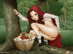 1girl amy_matthews female female_only jabcomix little_red_riding_hood mostly_nude pussy solo_female