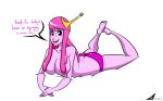  adventure_time breasts pink_eyes pink_hair princess_bubblegum purple_skin retrokidz_(artist) topless 