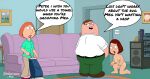  family_guy father_&amp;_daughter grooming lois_griffin meg_griffin peter_griffin 