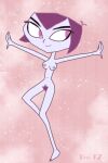 1girl accurate_art_style breasts female_only misty_(mlaatr) my_life_as_a_teenage_robot nickelodeon nude smooth_skin unshaved_pussy