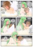 1boy 1girl comic inusen kid_icarus kid_icarus_(comic) male/female nintendo nipples nude palutena pit
