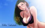 1152x720 bikini_top cleavage cyberunique huge_breasts king_of_fighters snk yuri_sakazaki