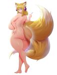1girl ass breasts dat_ass dr._bianca_keitra_(fenoxo) fox_girl hips huge_ass huge_breasts kitsune milf nipples nude pixiv_id_14150916 sinensian trials_of_tainted_space wide_hips
