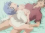  1boy 1girl animated animated_gif aqua_eyes ass bed bedroom blue_hair blush bottomless breast_grab breasts cowgirl_position discode discode_-_ijou_seiai gif girl_on_top grabbing hetero izumi_kyouka kyouka_izumi kyouka_no_ani moaning open_clothes open_shirt riding schoolgirl sex shirt short_hair straddle straddling thigh thigh_grab thighs uncensored vaginal 