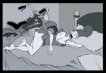  after_sex big_breasts marge_simpson mechanophilia necronocimon_(artist) see-through_clothes sleeping the_simpsons 