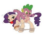  carnifex friendship_is_magic my_little_pony rarity spike white_background 