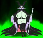  annon disney gigantic_ass gigantic_breasts hourglass_figure maleficent very_long_hair 