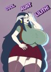 annon disney gigantic_ass gigantic_breasts hourglass_figure lilith_clawthorne the_owl_house very_long_hair