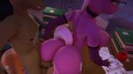 3d 3d_animation animated button_mash button_mash_(mlp) cheerilee cheerilee_(mlp) friendship_is_magic furry hasbro hooves-art mp4 my_little_pony video