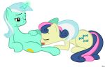  bonbon friendship_is_magic lyra my_little_pony white_background 