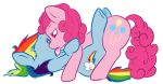  friendship_is_magic my_little_pony pinkie_pie rainbow_dash white_background 