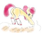  apple_bloom ass friendship_is_magic looking_back my_little_pony 