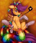  2011 blush collar cum cutie_mark_crusaders_(mlp) drooling equine female friendship_is_magic hair hetero horse juices male my_little_pony nude open_mouth pegasus penetration pony purple_eyes purple_hair pussy pussy_juice saliva scootaloo sex slugbox solo spreading stockings tail tentacles tongue tongue_out vaginal vaginal_penetration wing_boner wings young 