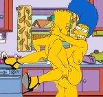  ass bart_simpson big_breasts bouncing_breasts gif high_heels incest marge_simpson mom_son mother&#039;s_duty mother_&amp;_son nipples sagging_breasts the_simpsons thighs vaginal 