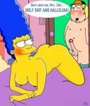  age_difference blushing breasts cheating_wife chris_griffin crossover dialogue erection family_guy imminent_sex nude_female nude_male puffy_pussy red_anus the_simpsons uso_(artist) yellow_skin 
