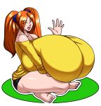  dat_ass gigantic_ass gigantic_breasts hourglass_figure master_erasis milf orange_hair 