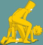  bart_simpson big_penis brother_and_sister cum doggy_position evilweazel_(artist) incest lisa_simpson nude the_simpsons 