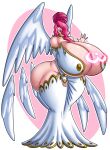  gigantic_ass gigantic_breasts hourglass_figure long_hair master_erasis milf pink_eyes pink_hair 
