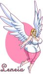 angel angel_wings big_breasts blonde_hair dat_ass gigantic_ass hourglass_figure master_erasis wings