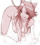  1girl all_fours animal_ears ass backboob bleach blush breasts cat_ears cat_tail censored clenched_teeth climax closed_eyes cum cum_inside dark-skinned_female dark_skin ejaculation endured_face hanging_breasts hanzaki_jiro hanzaki_jirou head_hold high_res hikami_dan huge_breasts kurosaki_ichigo licking_lips long_hair monochrome muchi_muchi naughty_face nude open_mouth orange_hair orgasm penetration ponytail purple_hair pussy_juice saliva sex shihouin_yoruichi sideboob solo straddle sweat tail tongue tongue_out upright_straddle water 
