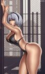 1girl alluring android big_breasts blue_eyes breasts clothed_female female_focus female_only flowerxl high_res nier nier:_automata patreon patreon_paid patreon_reward short_hair solo_female solo_focus square_enix video_game_character video_game_franchise white_hair yorha_2b yorha_no._2_type_b
