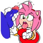  1girl amy_rose anthro breasts clothed clothing cum cumshot disembodied_hand disembodied_penis dress duo ejaculation erection faceless_male furry hair handjob hedgehog humanoid_penis male male/female mammal masturbation orgasm penis pink_hair sega sex simple_background solo_focus sonamy sonic_the_hedgehog sweat testicles tongue tongue_out watatanza 