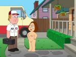  breasts family_guy glasses hands_on_hips meg_griffin nipples nude shaved_pussy 