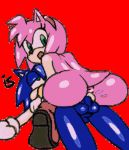 amy_rose animated anus furry gif is_(artist) nude penis sega sex sonic sonic_the_hedgehog tail vaginal